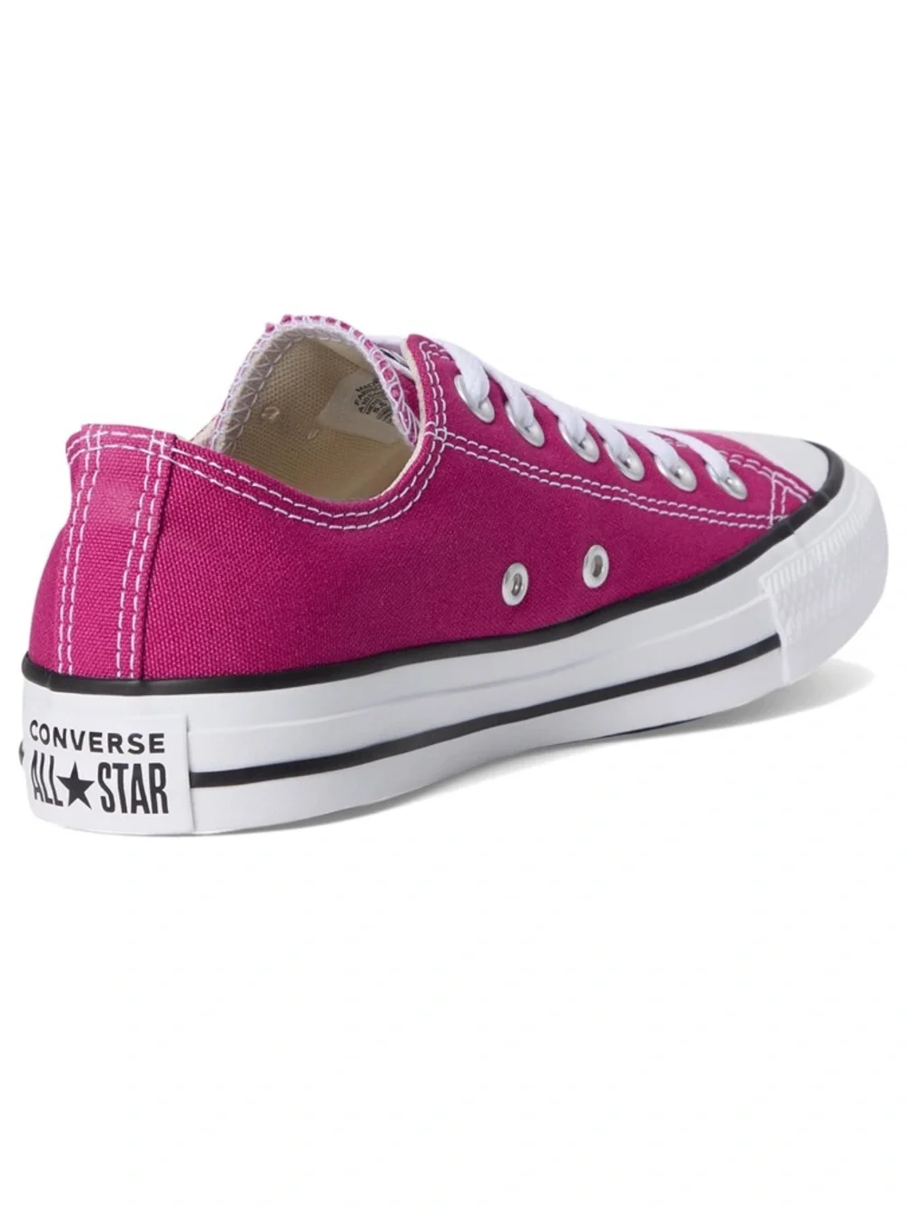 Converse | Kids Magenta ‘Berry Smoothie’ Lace Up Low Top AllStar Sneakers Size 3